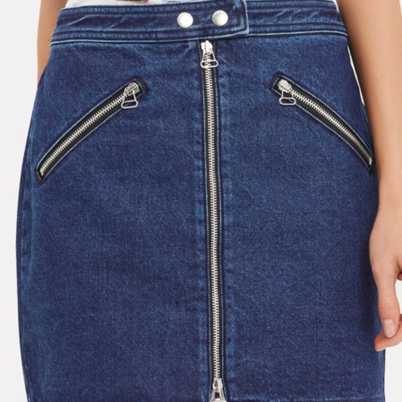 RAG & BONE RACER SKIRT ~ NWOT - Picture 2 of 9